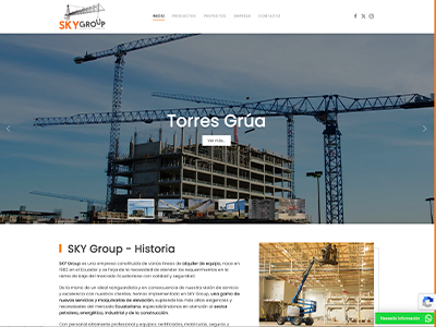 SKY Group - Alquiler de maquinaria pesada de Izaje y construcción, Sangolqui - Ecuador