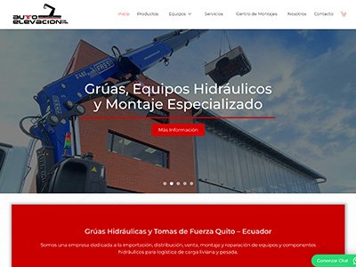 Autoelevacion - Grúas Hidráulicas y Tomas de Fuerza Quito – Ecuador