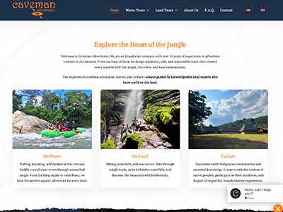 Caveman, Tours de Selva, Aventura, Viajes en Tena, Amazon