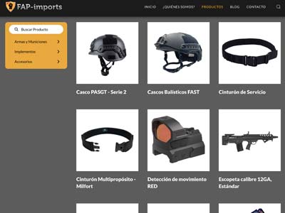 FAP Imports - Equipamiento, Control y Seguridad - Ecuador
