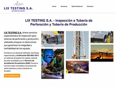 LIX TESTING S.A. Inspección a Tubería de Perforación