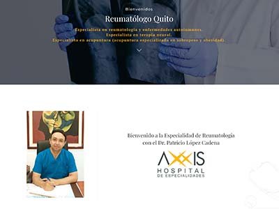 Reumatólogo en Quito - Dr. Patricio López Cadena