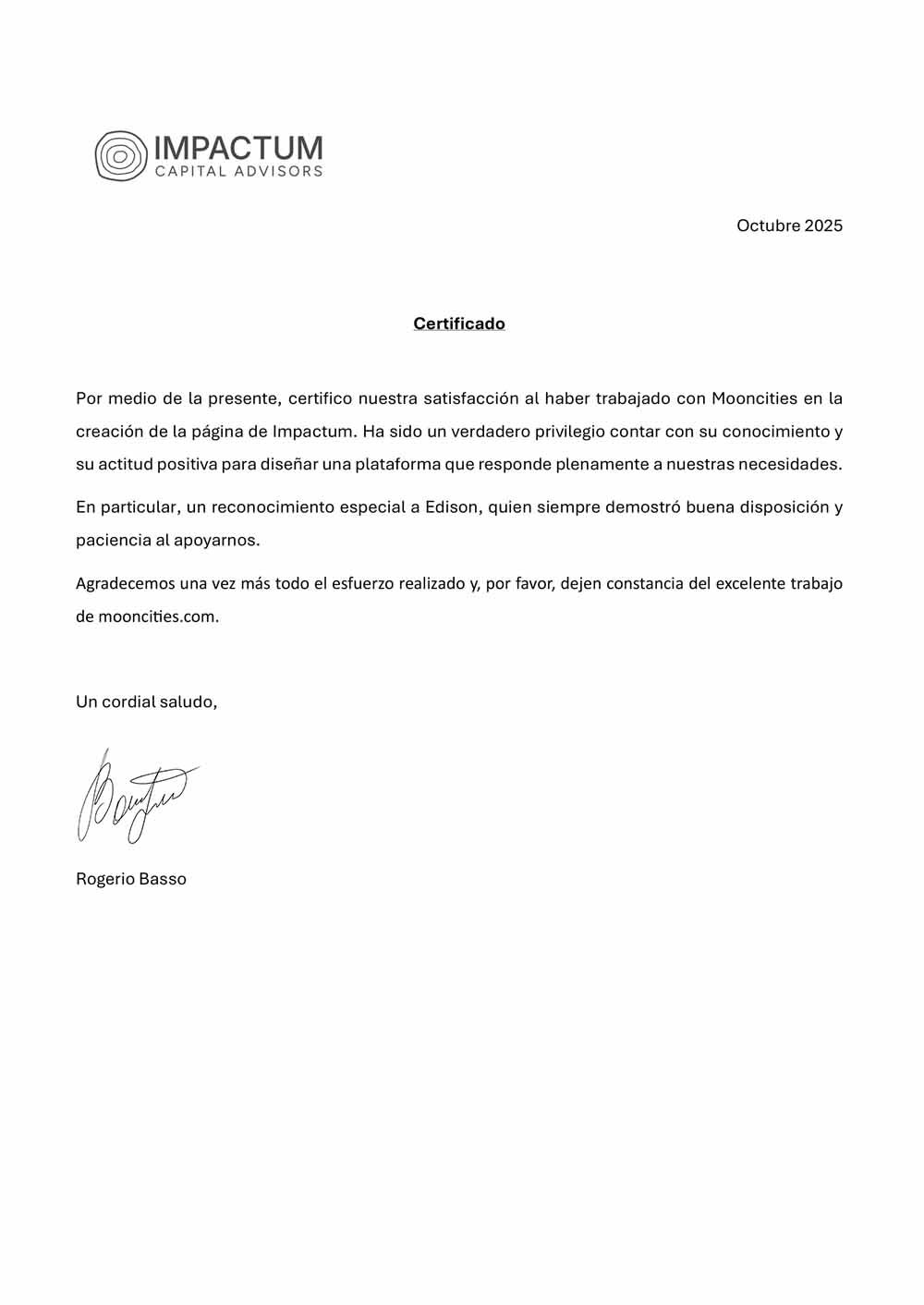 Impactum | Capital Advisors