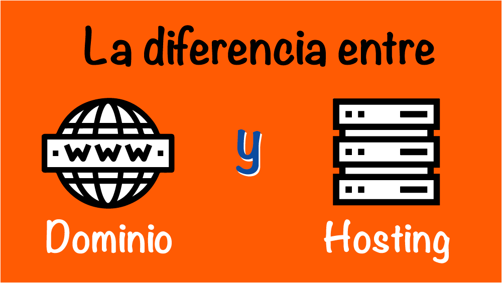 La diferencia entre dominio y hosting