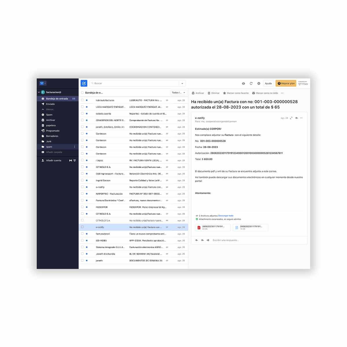 Organizar productos en E-commerce website