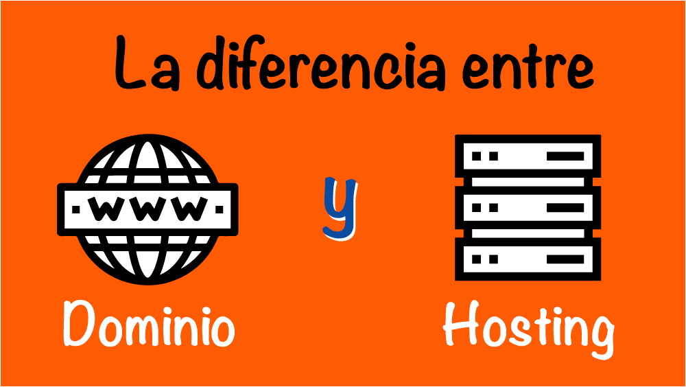 La diferencia entre dominio y hosting